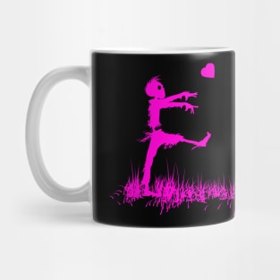 Zombie Love Pink Mug